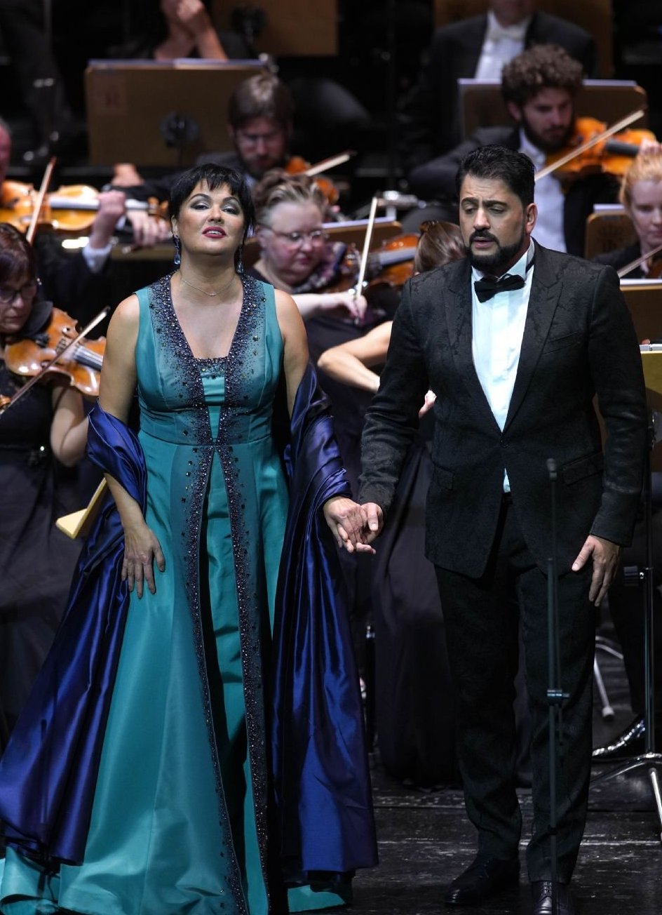 Anna Netrebko y Yusif Eyvazof en el Teatro Real