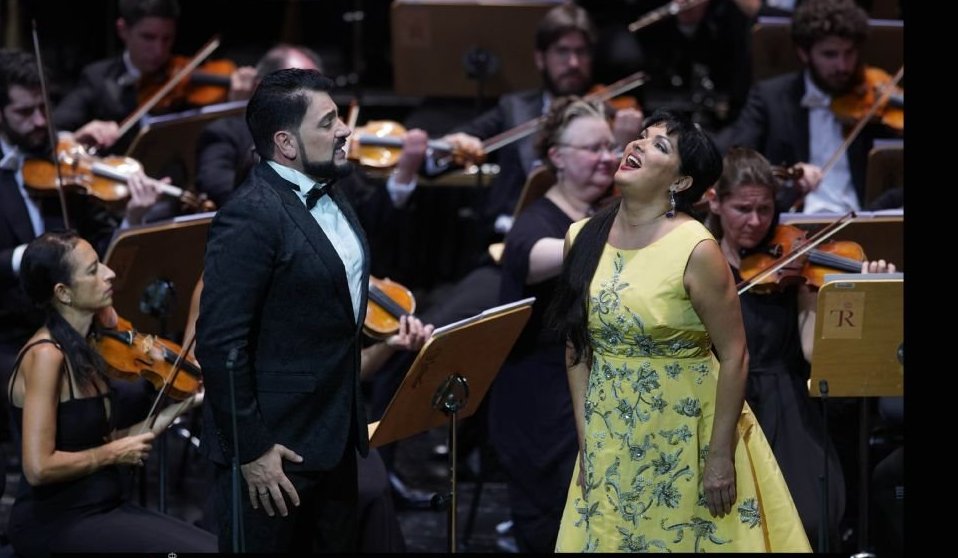 Anna Netrebko y Yusif Eyvazof en el Teatro Real