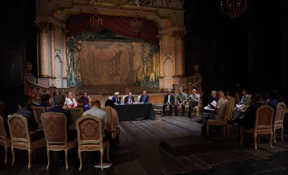 El Teatro Real en la presentacin de la pera Adriana Lecouvreur