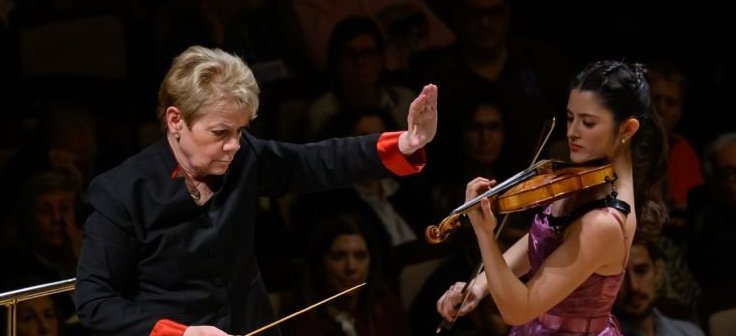 Marin Alsop, la Philarmonia Orchestra y Mara Dueas en Ibermsica