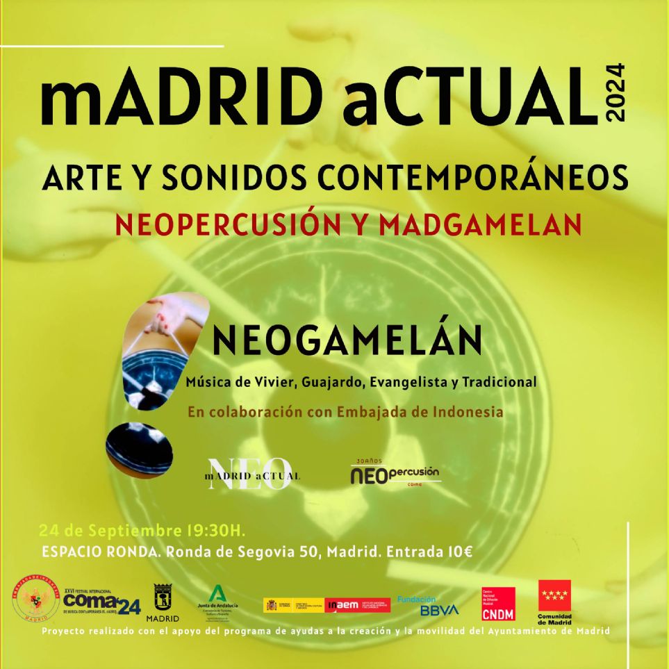 Neogameln, festival mADRID aCTUAL 2024, Neopercusin