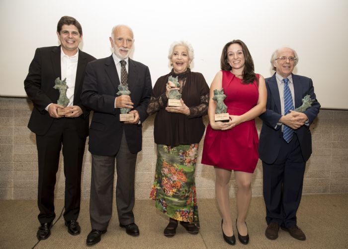 Javier Perianes, Alfonso Aijn, Teresa Berganza, Ruth Iniesta y Jos Luis Temes, galardonados en los Premios Codalario de la msica 2015. Foto: Fernando Frade